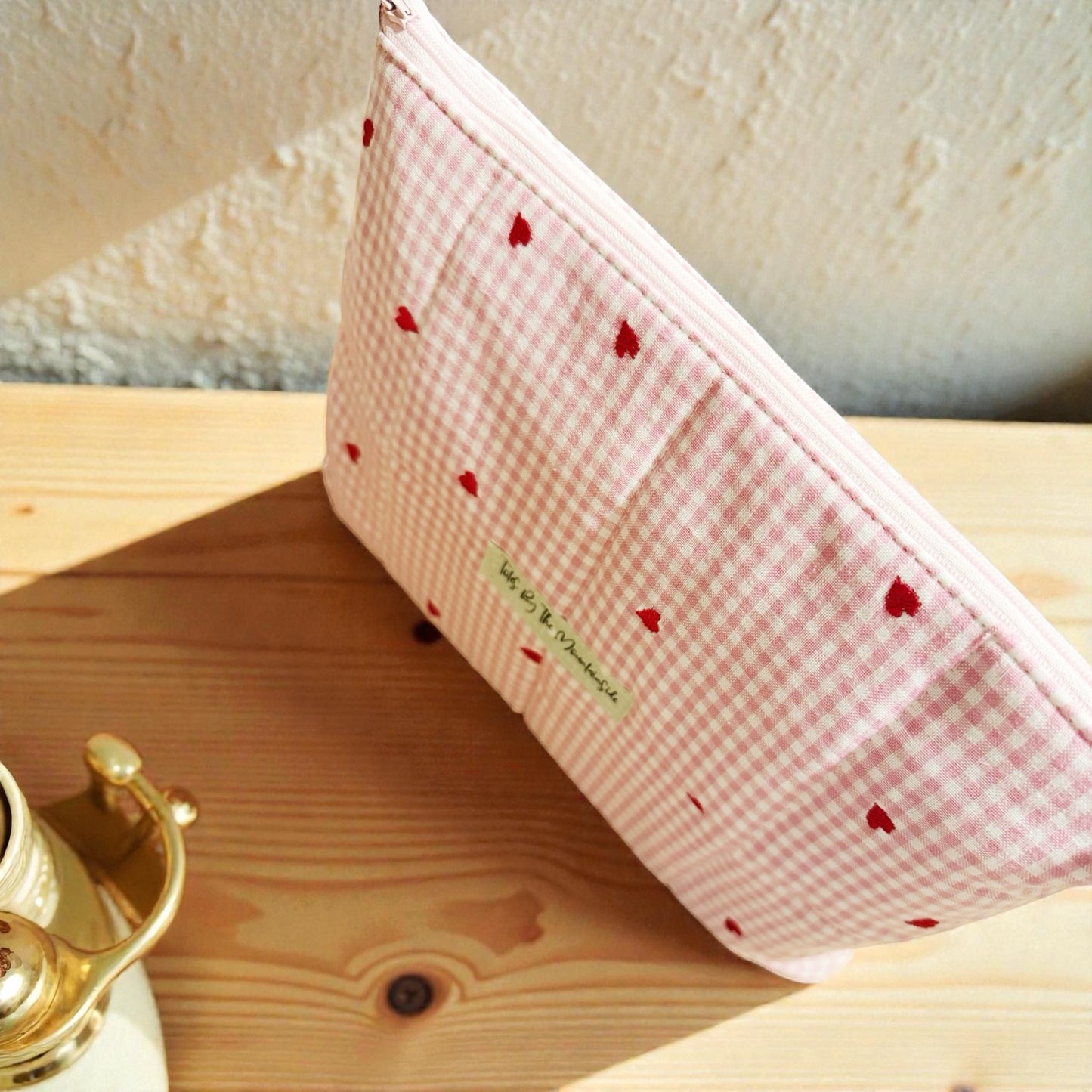 Sweethearts Pink Gingham Bible/Book/iPad Sleeve