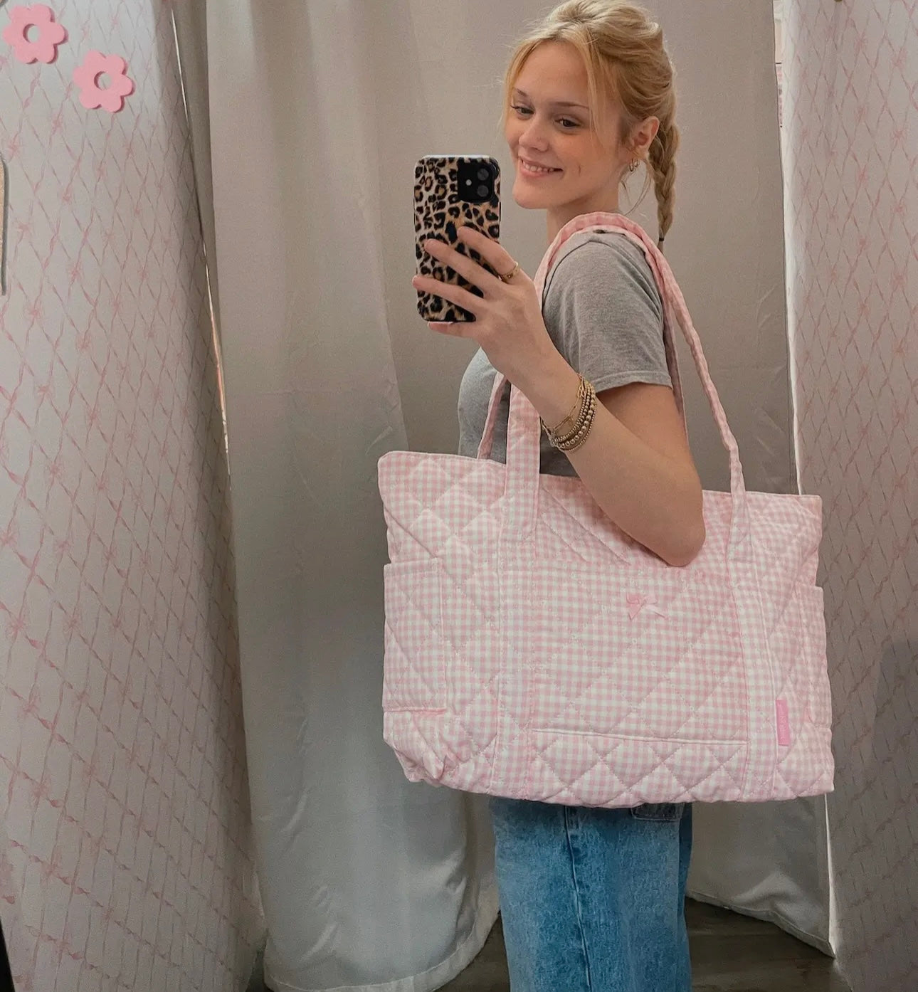 Large Pink Pilates/Gym Bag