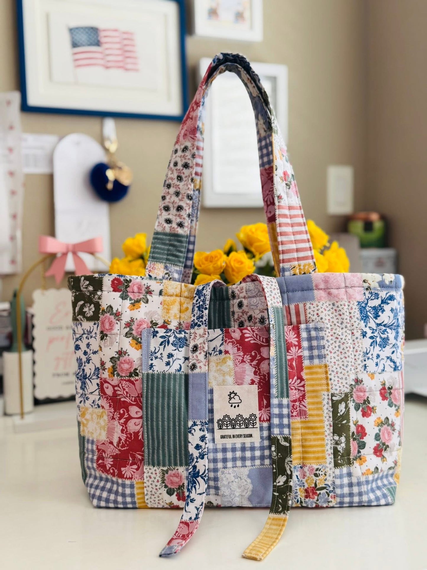 Stella Patchwork Tote