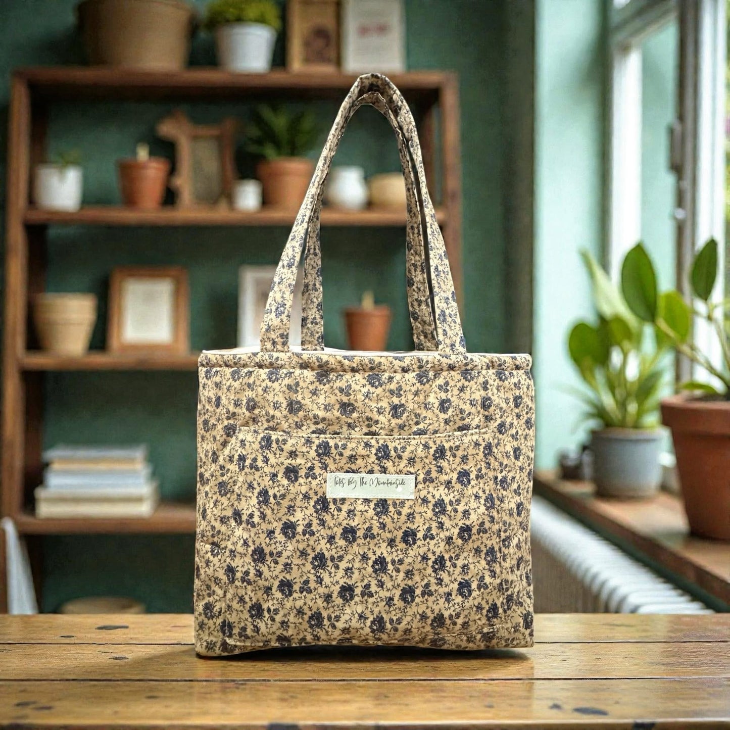 Anna 19th Century Floral Tote Bag