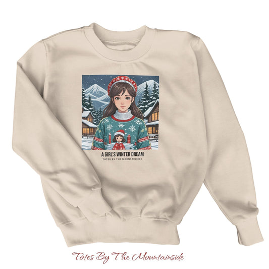 A Girl’s Winter Dream sweatshirt