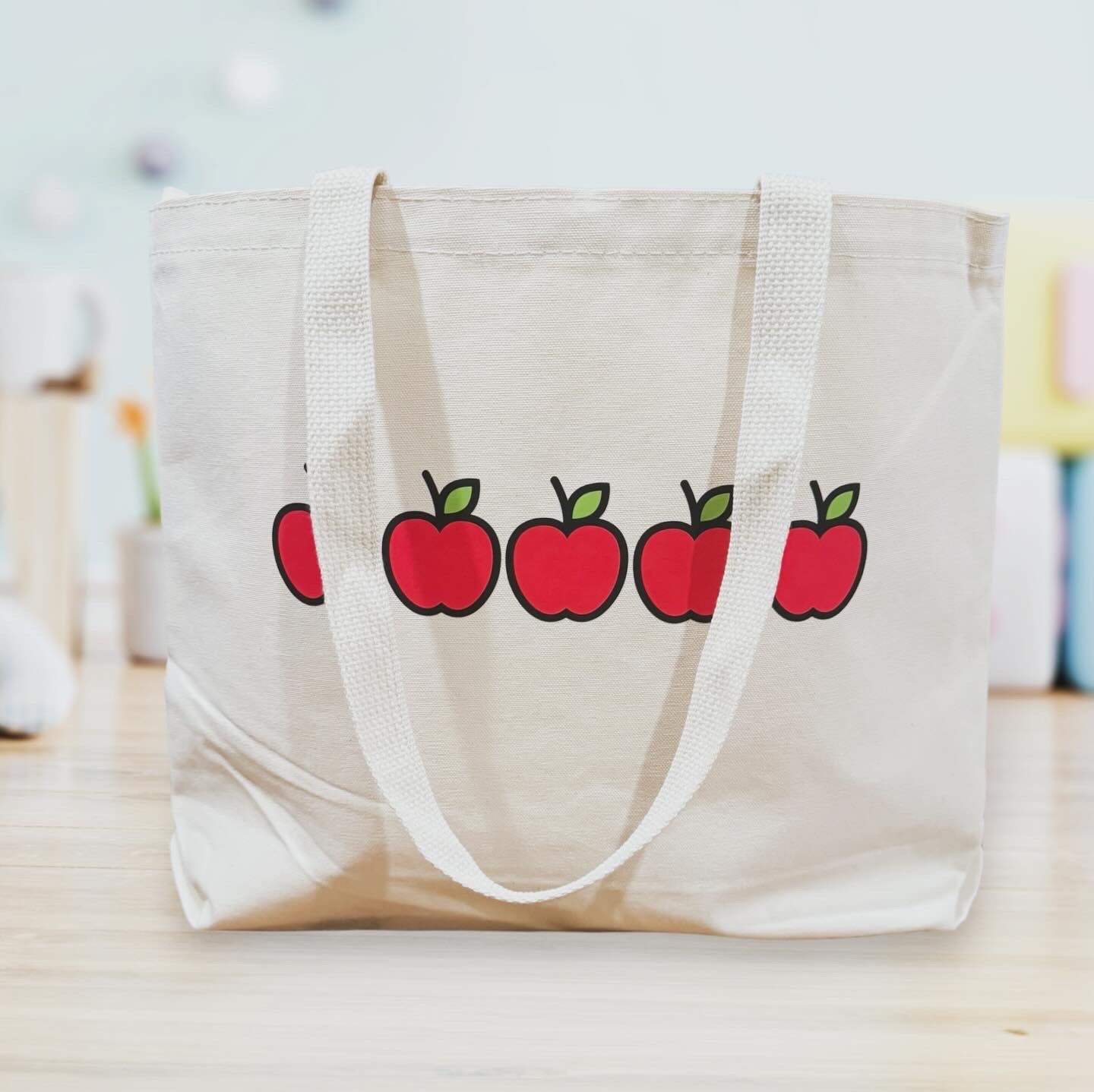 Fall Harvest Apple Tote Bag