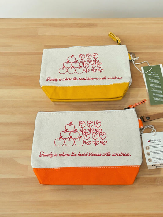 “Family’s heartfelt Bloom” Pouch