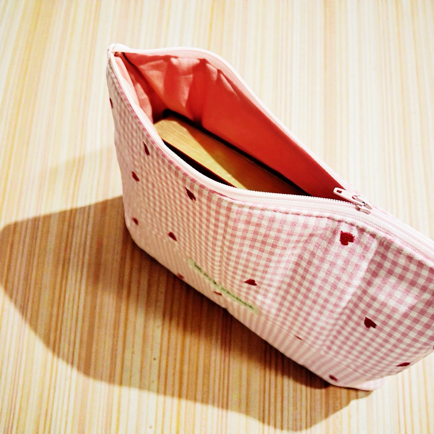Sweethearts Pink Gingham Bible/Book/iPad Sleeve